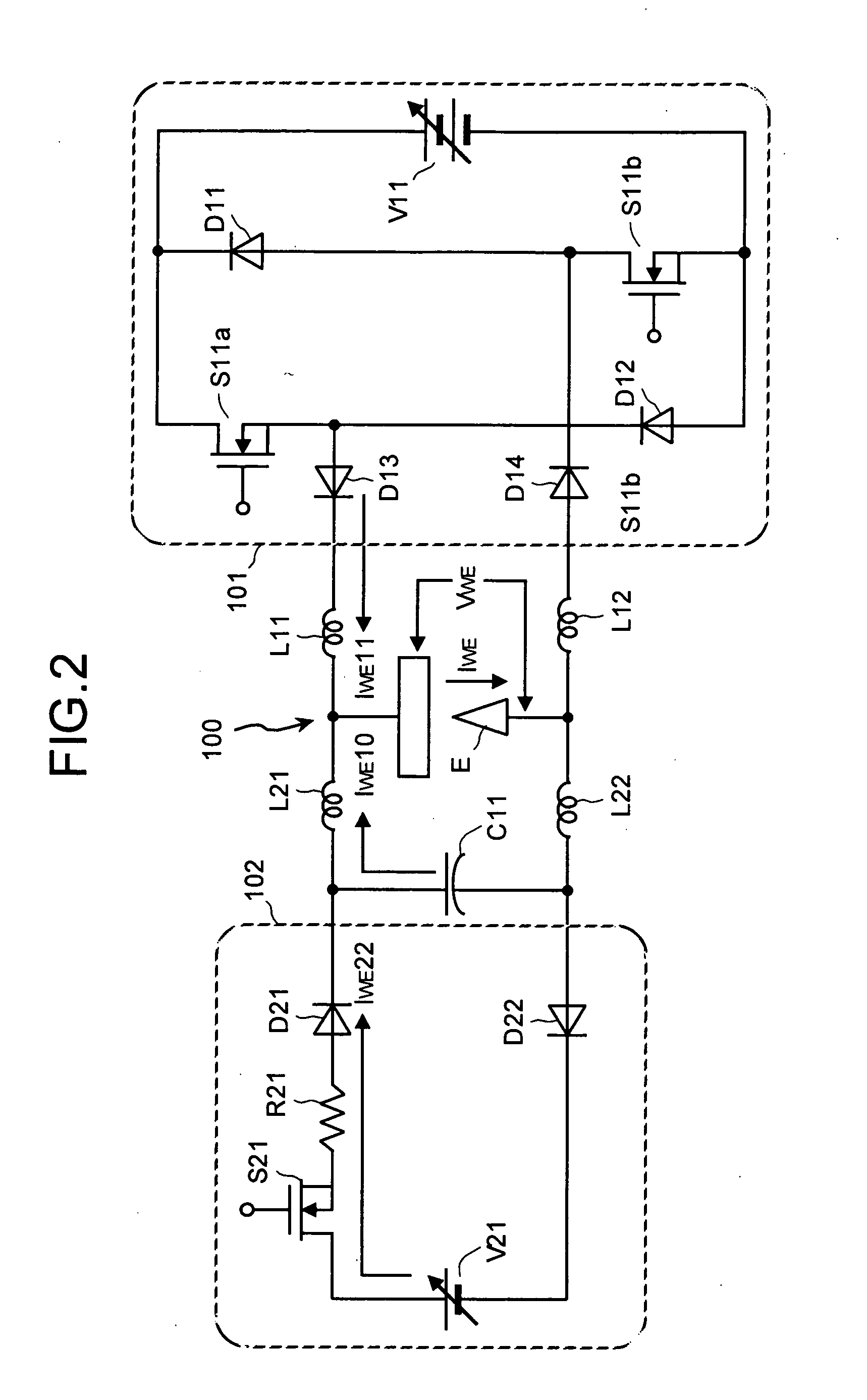 Discharge-processing power source device
