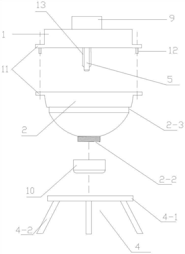 An opposed modular centrifugal dryer