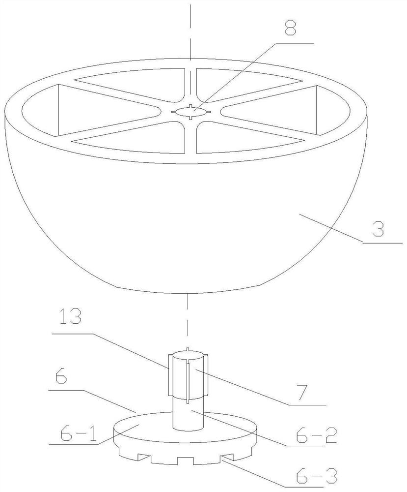 An opposed modular centrifugal dryer