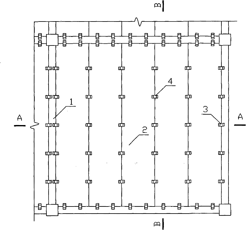 Totally-prefabricated assembling type reinforced concrete floor system