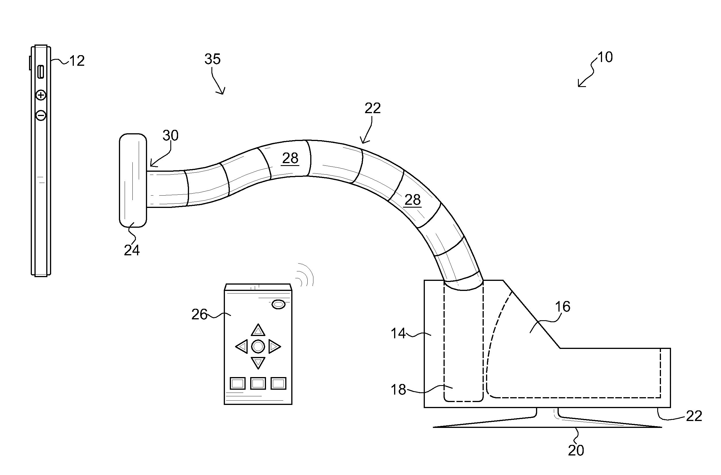 Apparatus for holding a portable electronic device