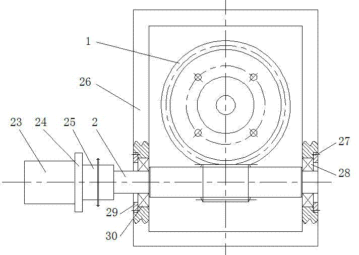 Combined driving micro-displacement regulation device