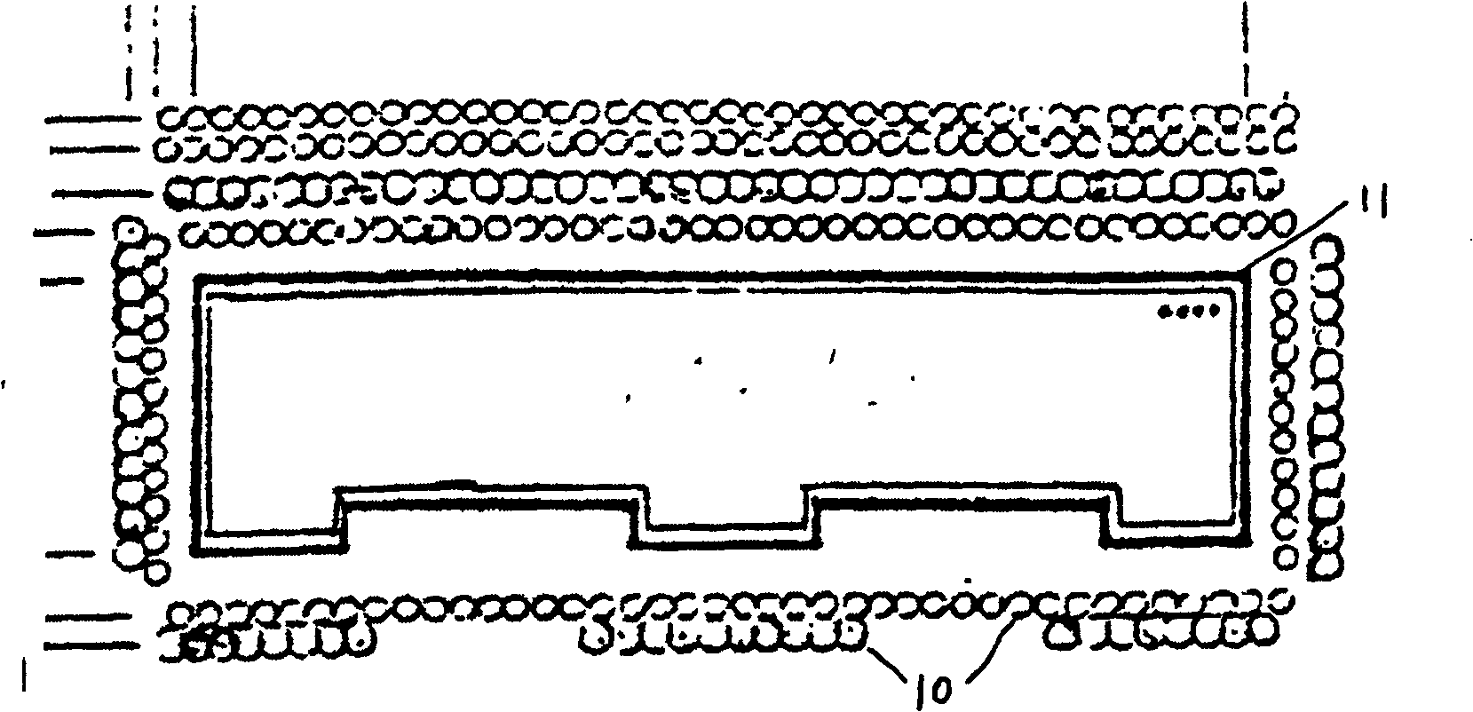 Force-given effect flexible stake composite presser for groundsill and its uses