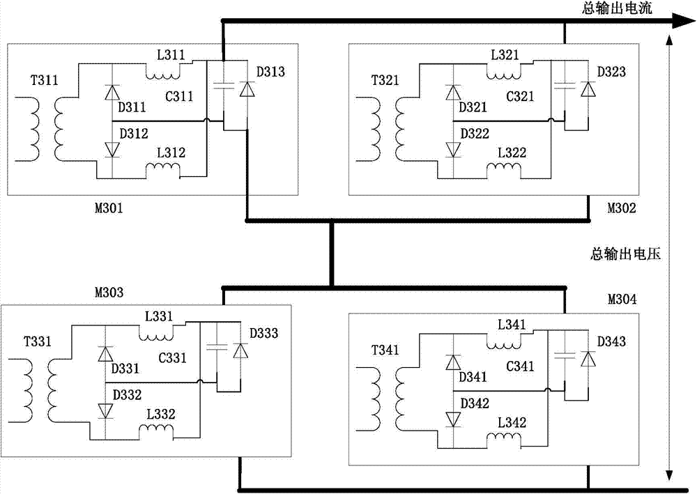 Electric automobile modularized vehicle-mounted battery charger and charging method thereof
