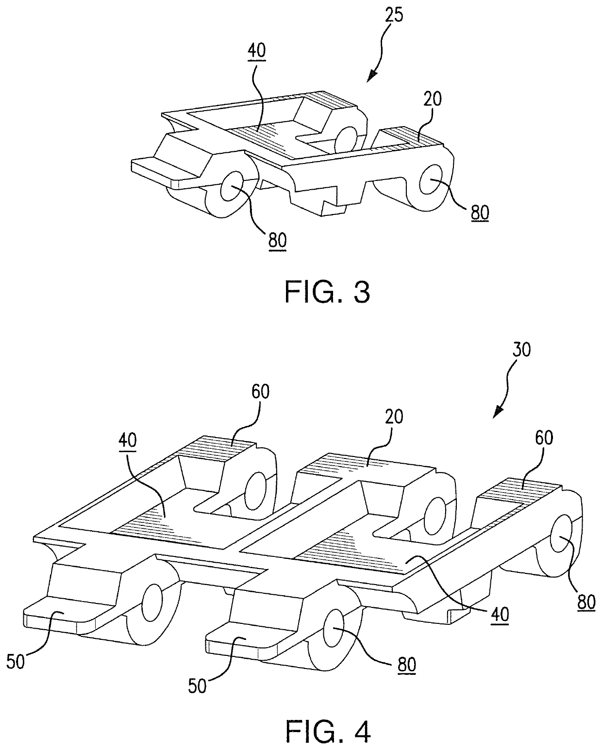 Integrated modular belt and mold