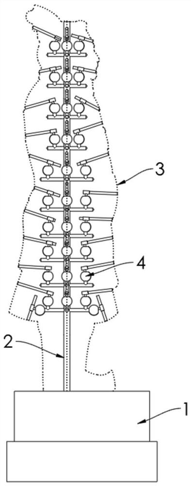 A preparation method of a shape support device for processing military figurines