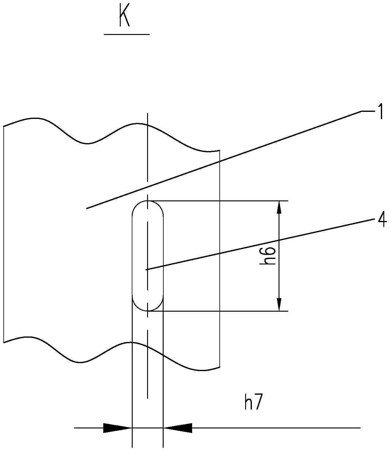 Wind shield for inner fan structure three-phase asynchronous motor