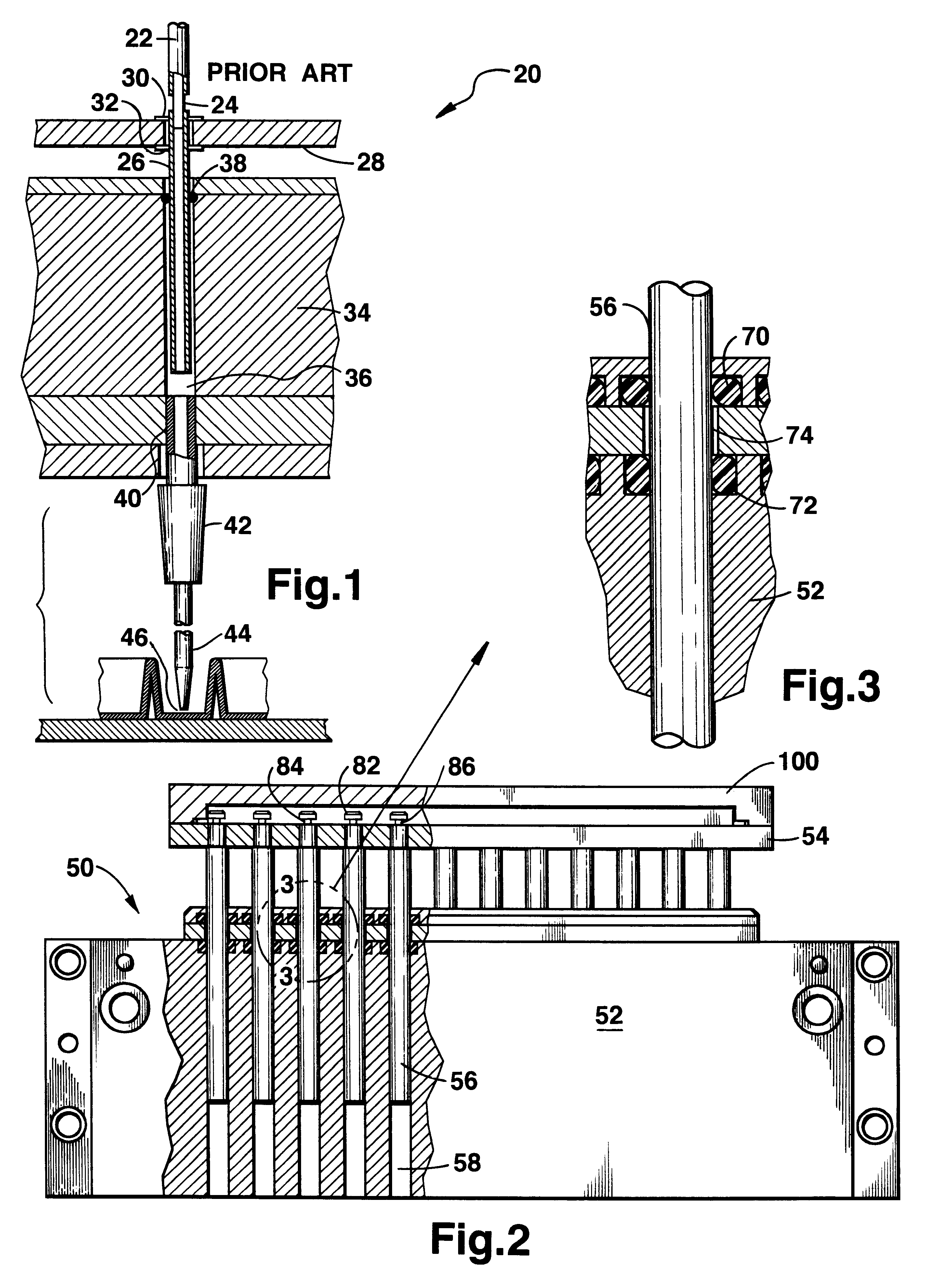 Pipette dispensing block