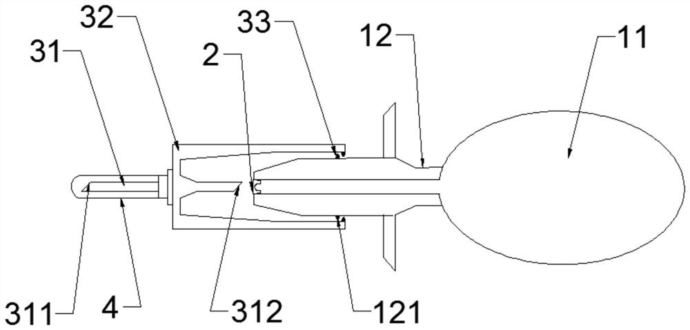 Drug storage device for soft capsule syringe and soft capsule syringe