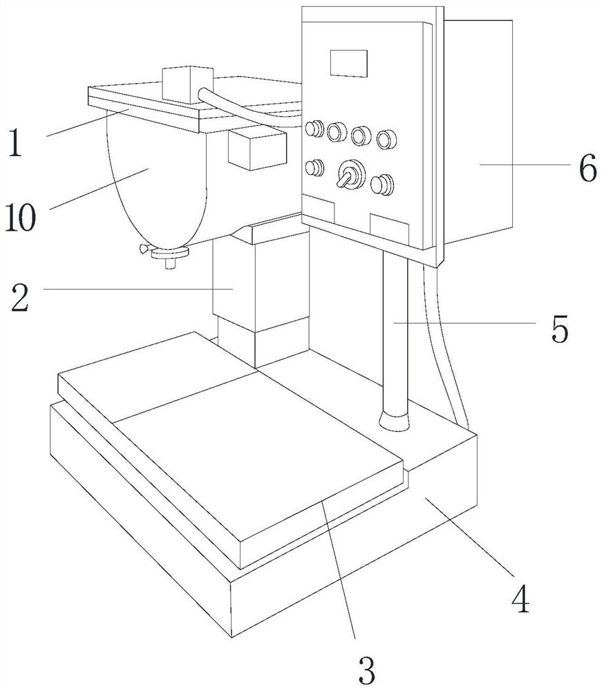 Water-based paint filling equipment for polymer paint