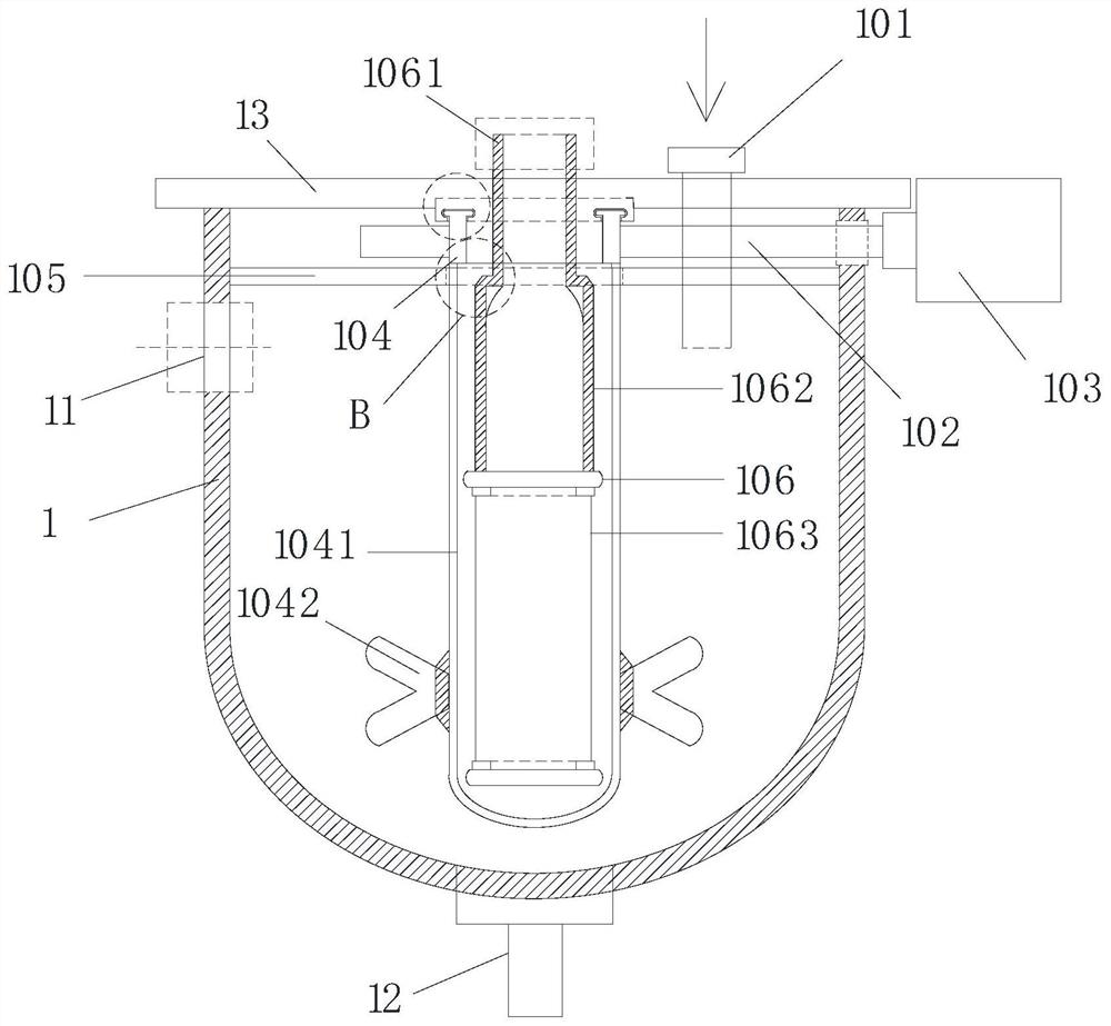 Water-based paint filling equipment for polymer paint