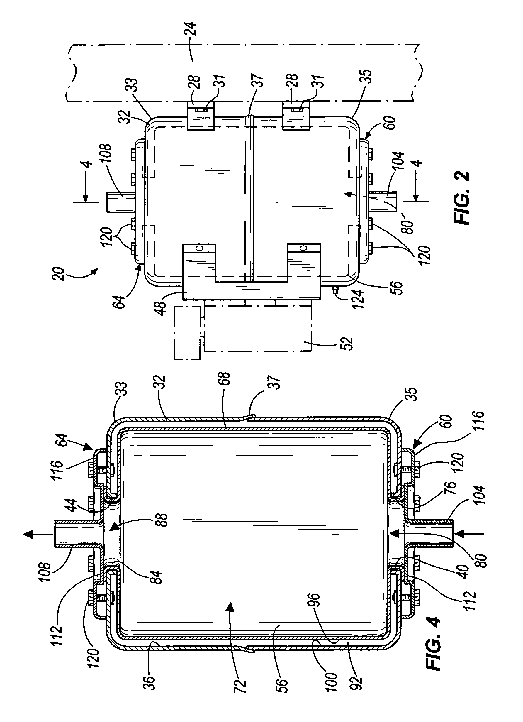 Accumulator tank assembly and method