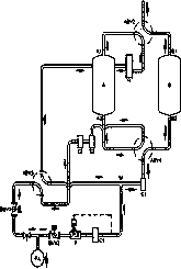 Zero-discharge absorption-type compressed gas drier