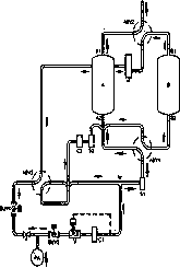 Zero-discharge absorption-type compressed gas drier