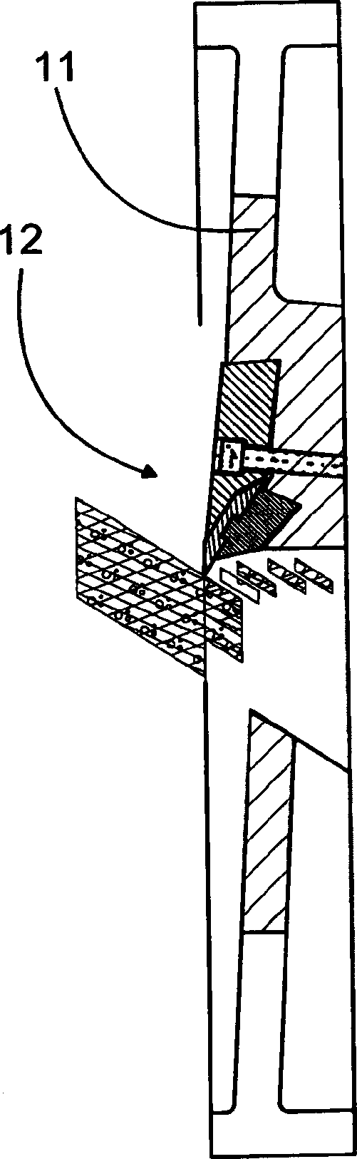 Knife assembly for a chipper