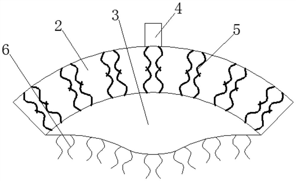 A wave-shaped high-rigidity anti-seismic foam concrete