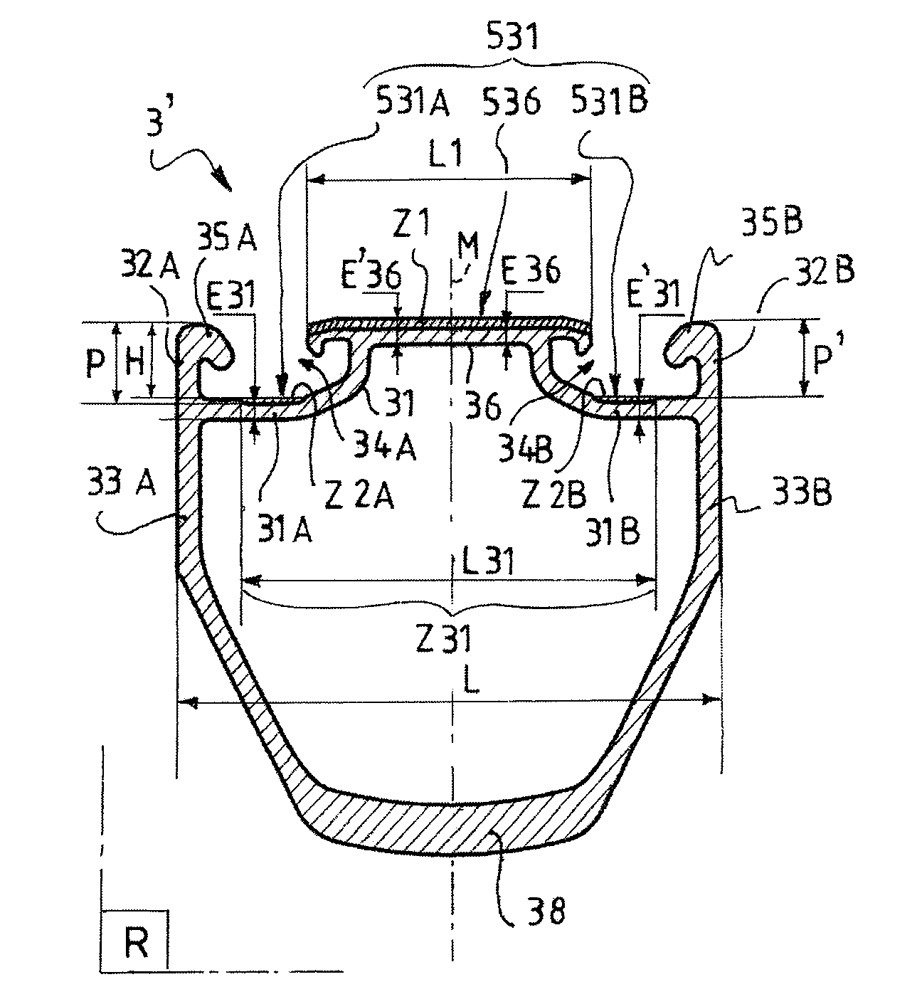 Cycle wheel rim and manufacturing method therefor