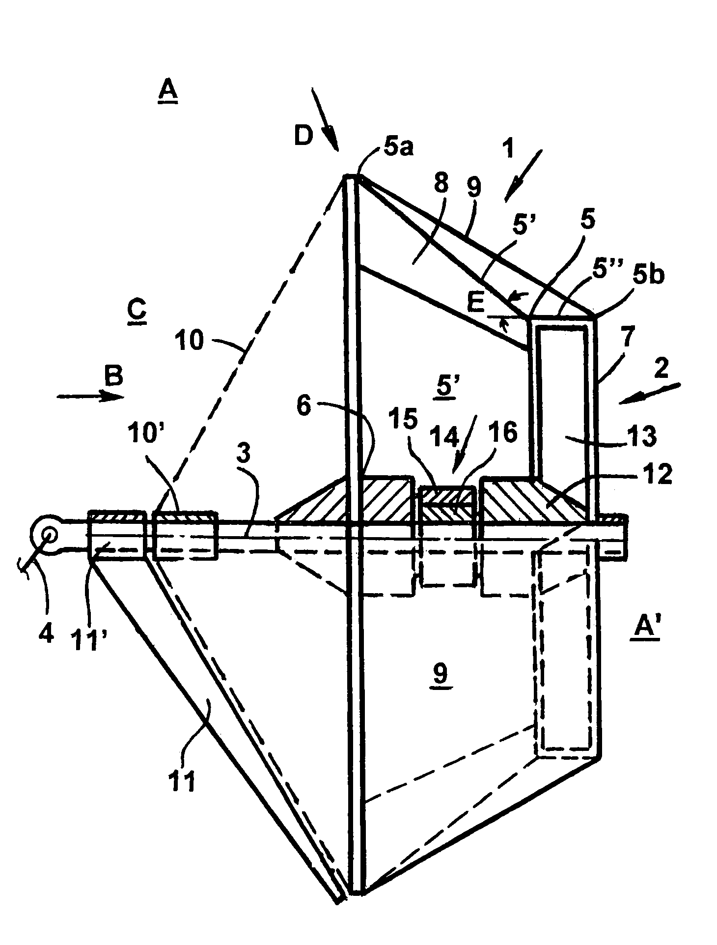Apparatus for receiving and transferring kinetic energy from a flow and wave