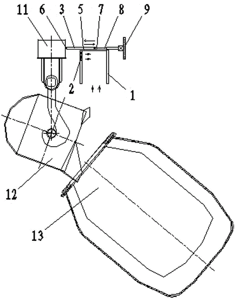 Novel double-air port movable secondary flue gas gathering apparatus for converter