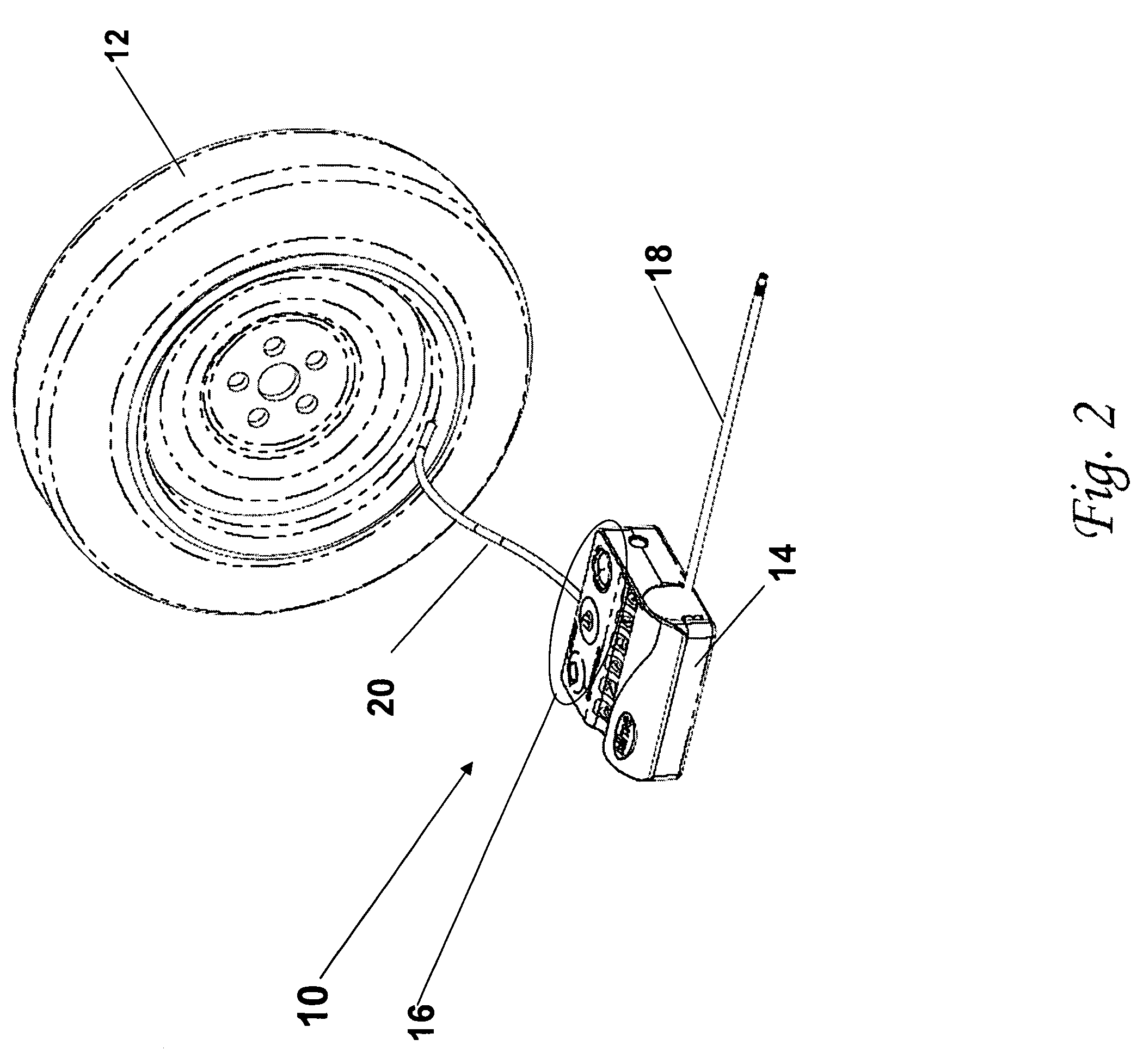 Integrated compressor-tire sealant injection device with large mouth sealant container