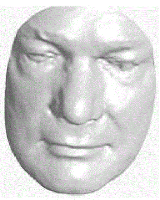 Three-dimensional face recognition method based on face contour lines of semi-rigid areas