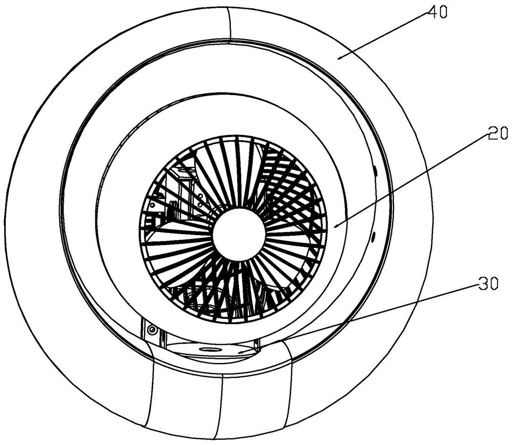 Wall-mounted fan lamp