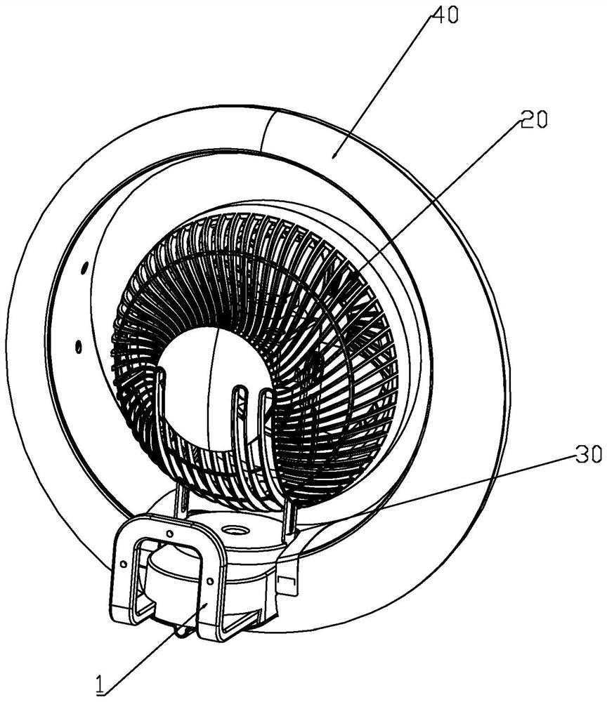 Wall-mounted fan lamp