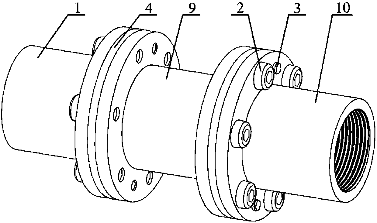 Large-length-diameter-ratio nut inverted planetary roller screw