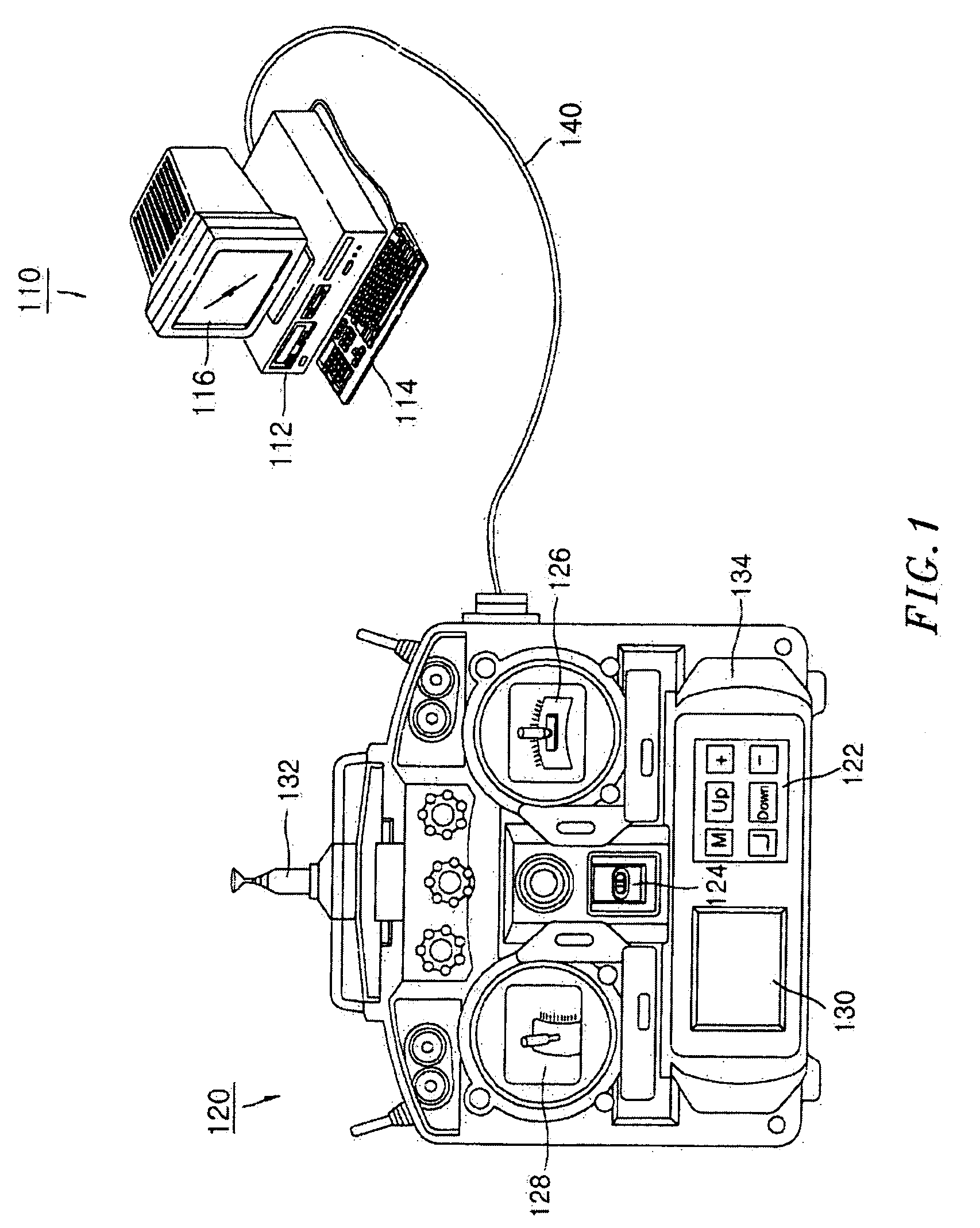 Dual-function remote controller capable of manipulating video game and method thereof