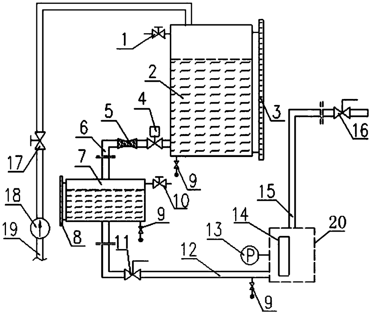 Equipment leak detection experimental system and method under pressure environment maintenance conditions