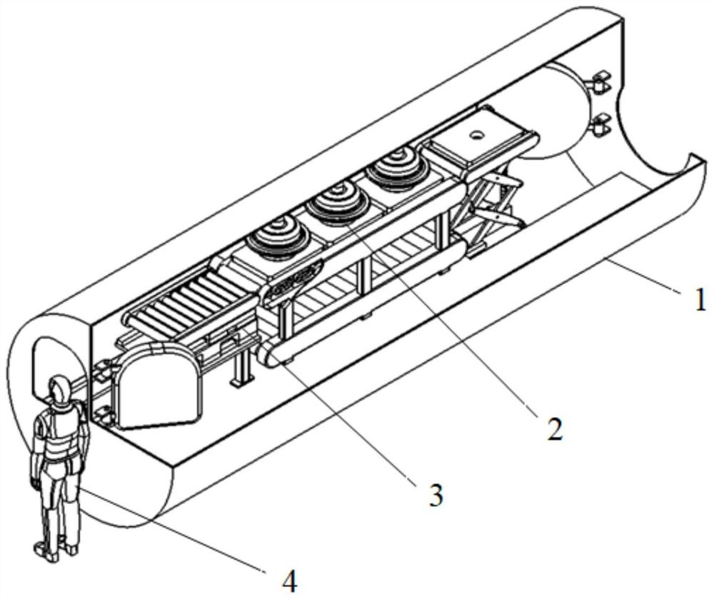 Automatic storing and taking method for hob of shield tunneling machine