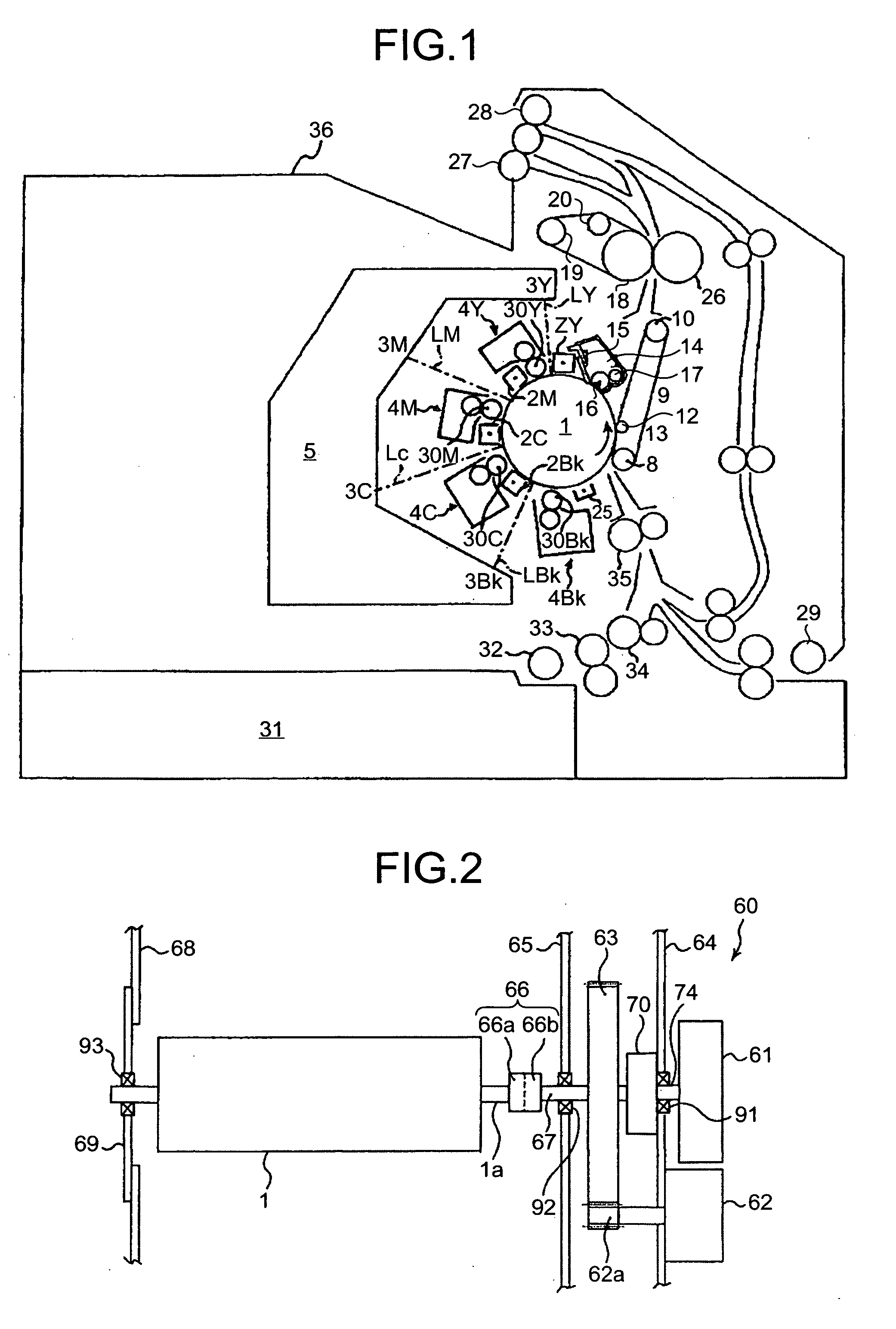Driving device or image forming apparatus