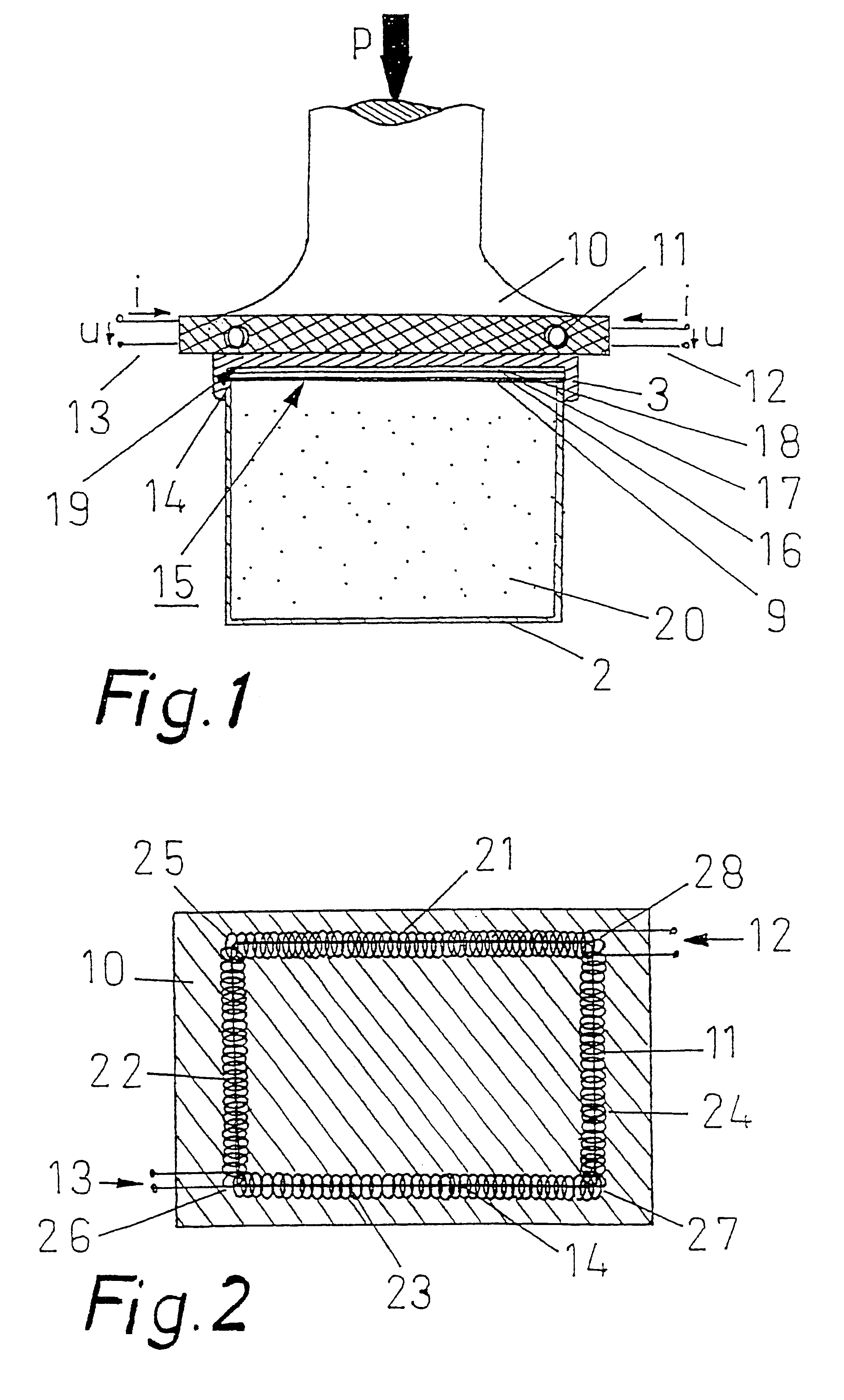 Method and device for induction sealing