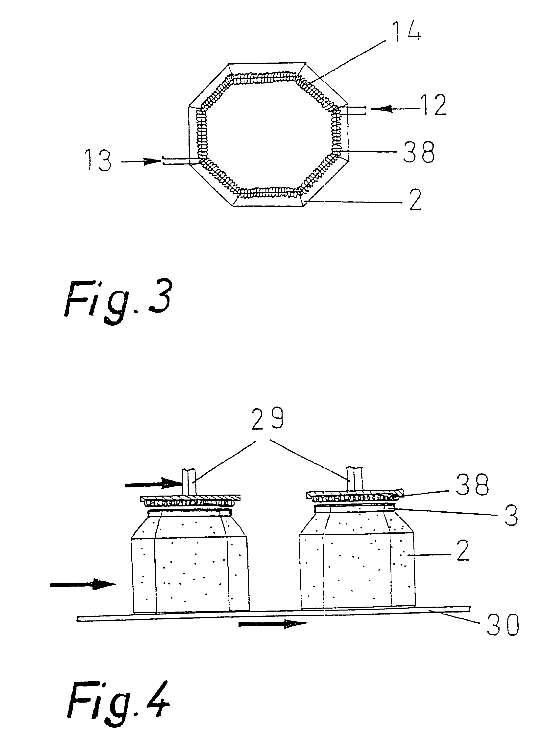 Method and device for induction sealing