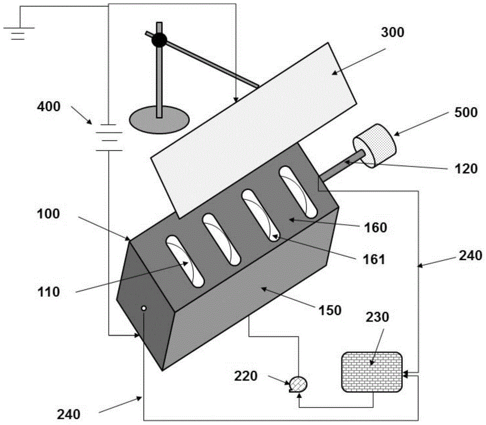 A needle-free electrospinning device