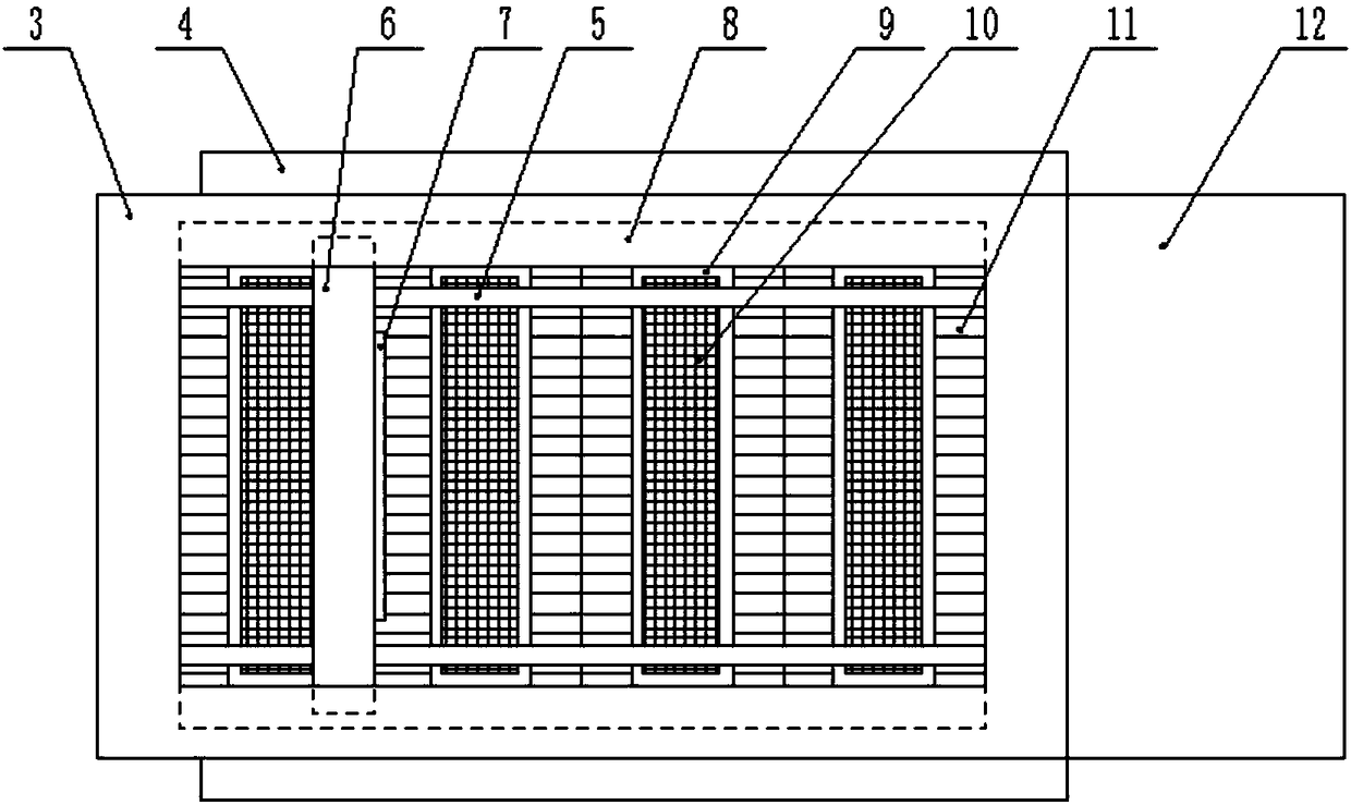 Wood plate cutting device with gear-type power mechanism