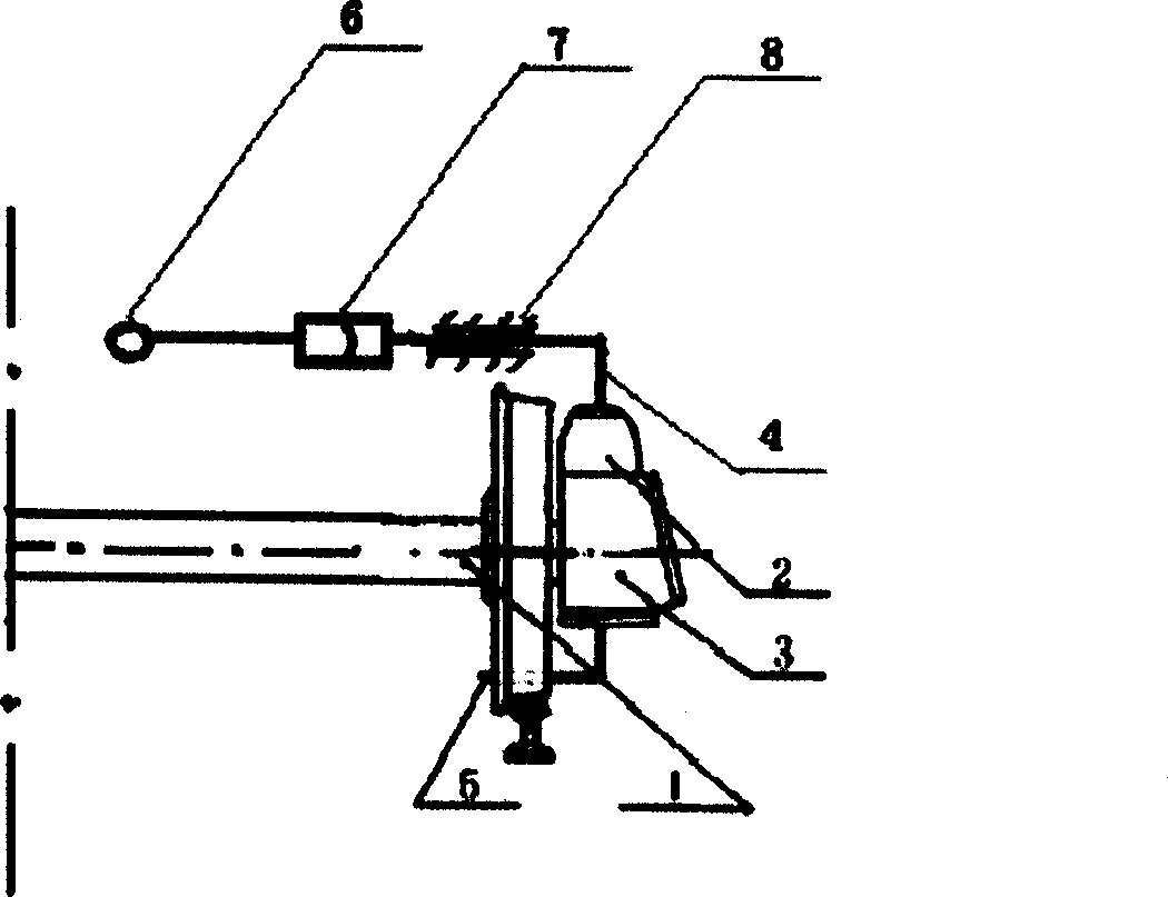 Automatic brake for train running off rails