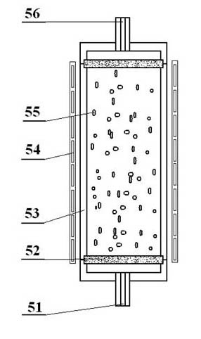 Low-temperature displacement chromatography hydrogen isotope separation device and method