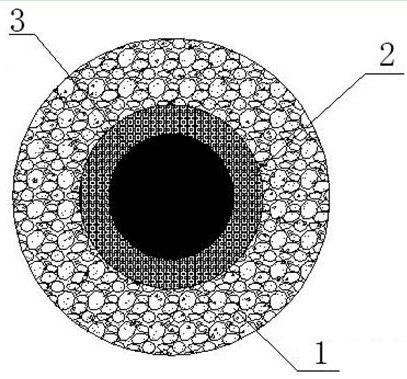 Ecological carbon source matrix for artificial wetland as well as preparation method and application thereof