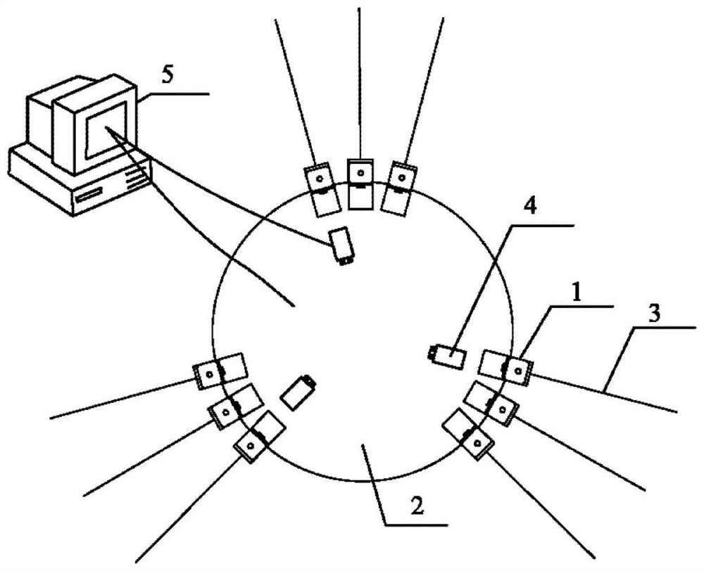 An intelligent floating structure mooring and cable breaking experiment simulation method