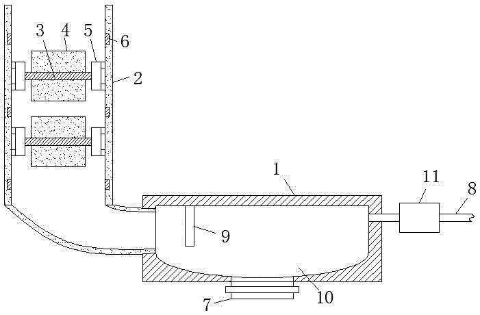 Sewage treatment device with strong applicability