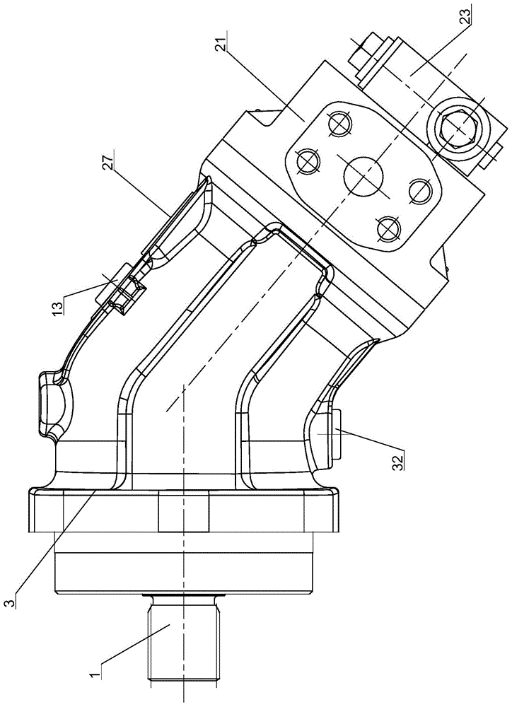 Improved hydraulic motor and assembly test method thereof