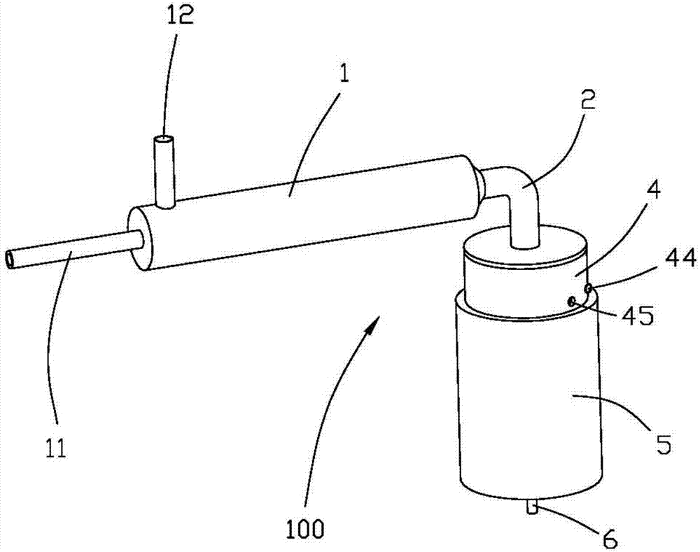 Liquid gasification device and gasification method thereof