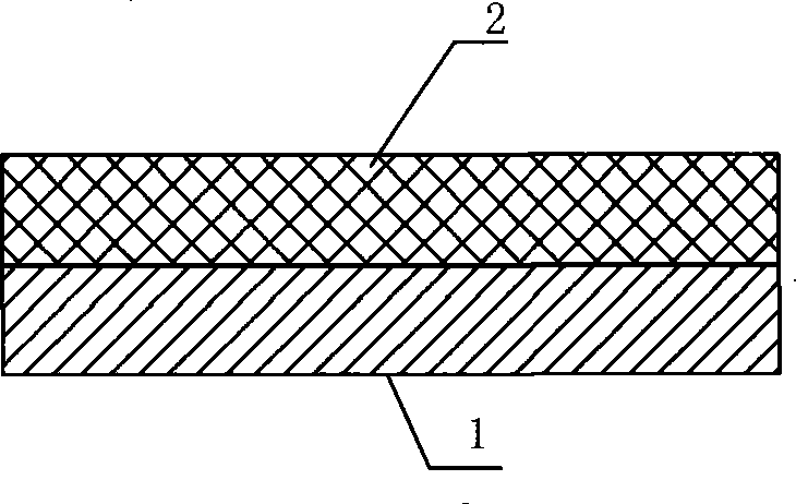 Composite water-proof coil stock of rubber and producing method thereof