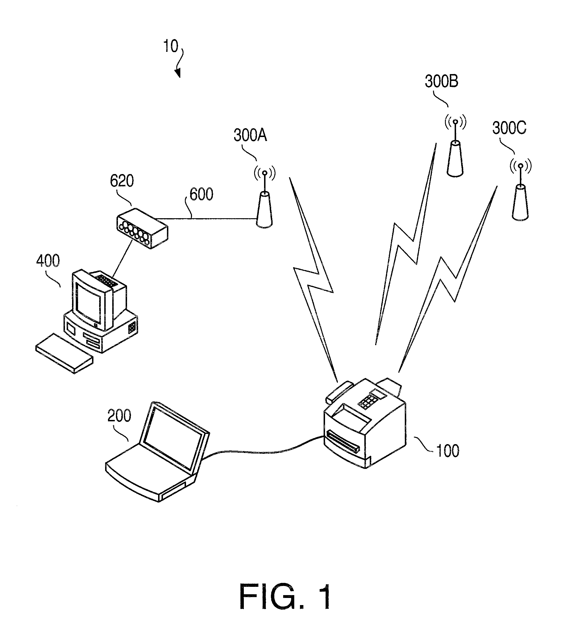 Wireless communication device, method to output identifier, and computer usable medium therefor