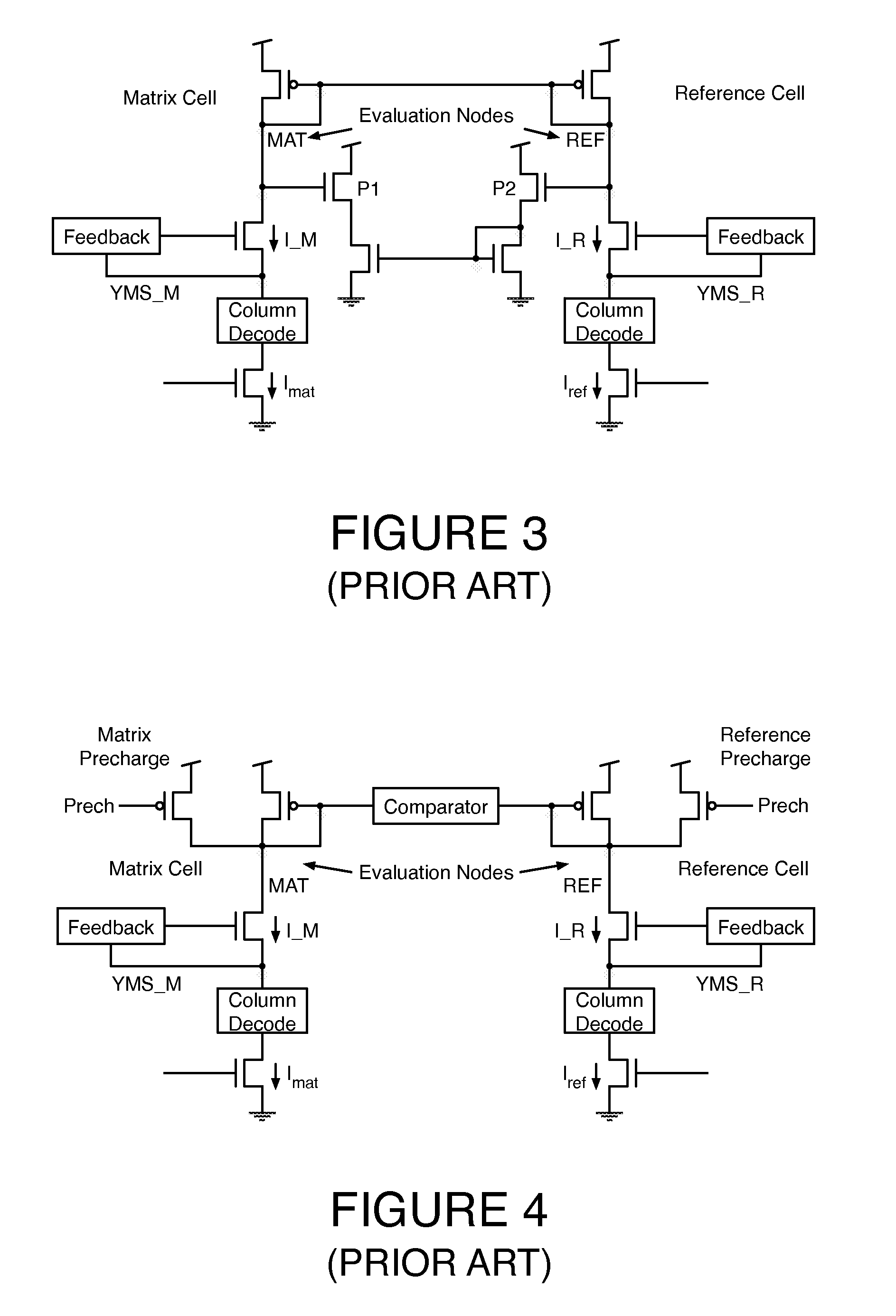 Precharge and evaluation phase circuits for sense amplifiers