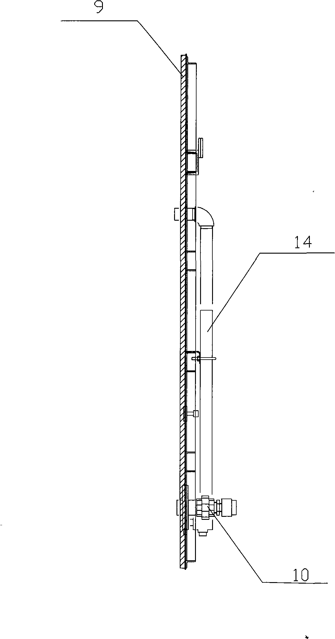 Rail vehicle whole tightness test method and system