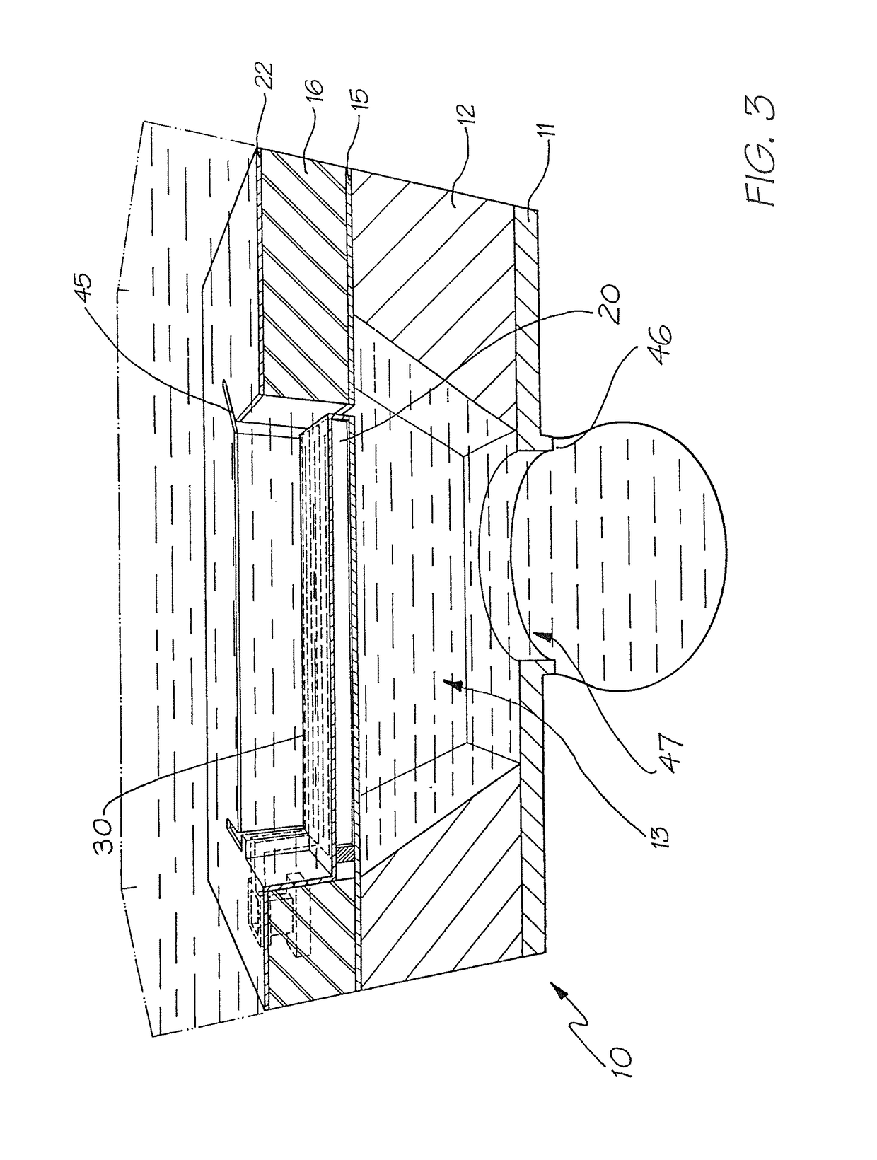 Method of forming printhead by removing sacrificial material through nozzle apertures