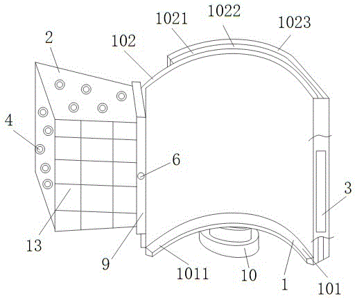 Solar pedal type LED lighting device