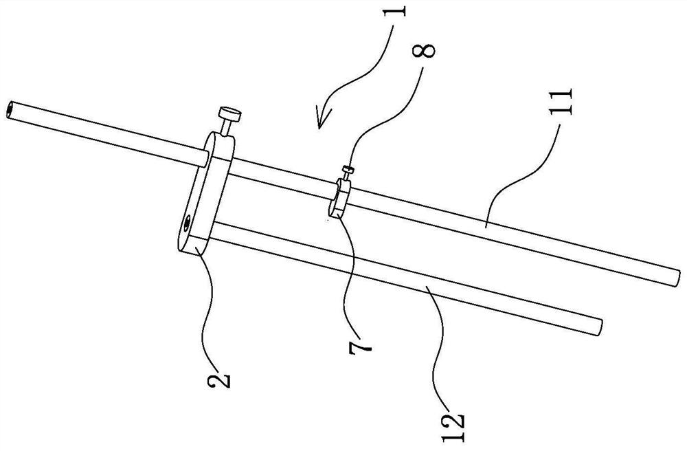Intra-articular fracture minimally-invasive surgery sighting device with reset function